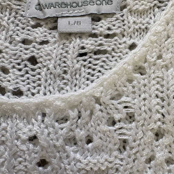 White Lace Women's Tank Top - Picture 3 of 4